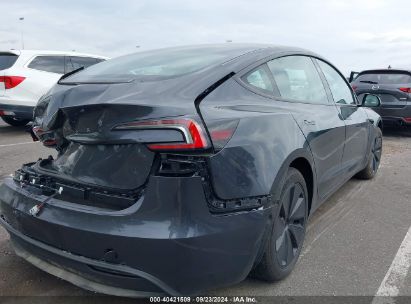 Lot #2992827661 2024 TESLA MODEL 3 REAR-WHEEL DRIVE