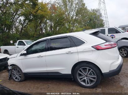 Lot #3035077624 2024 FORD EDGE TITANIUM