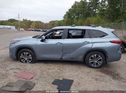 Lot #2992818209 2021 TOYOTA HIGHLANDER XLE