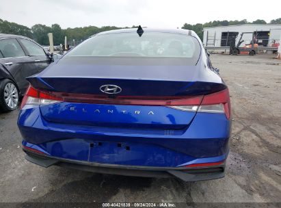 Lot #2996535097 2022 HYUNDAI ELANTRA SEL