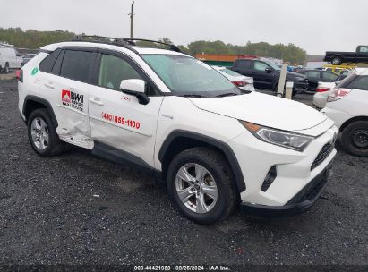 Lot #2992827649 2021 TOYOTA RAV4 HYBRID XLE