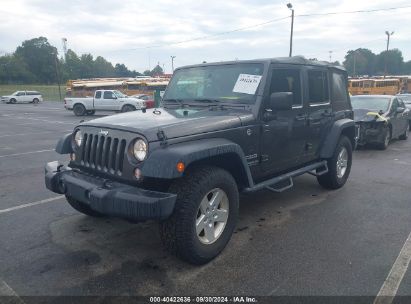 Lot #2996535094 2017 JEEP WRANGLER UNLIMITED SPORT 4X4