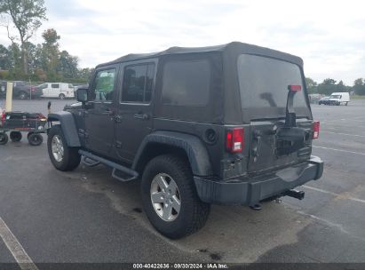 Lot #2996535094 2017 JEEP WRANGLER UNLIMITED SPORT 4X4