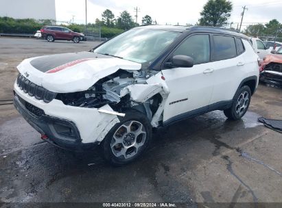 Lot #2992827636 2022 JEEP COMPASS TRAILHAWK 4X4