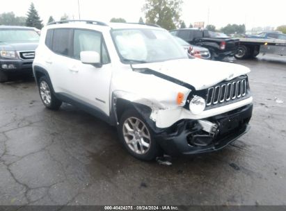 Lot #2996535093 2018 JEEP RENEGADE LATITUDE FWD