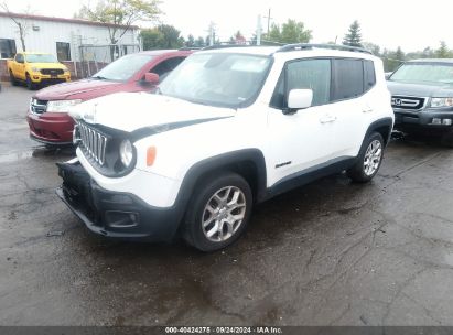 Lot #2996535093 2018 JEEP RENEGADE LATITUDE FWD