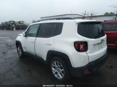 Lot #2996535093 2018 JEEP RENEGADE LATITUDE FWD