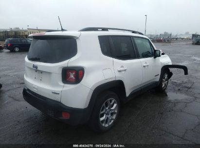 Lot #2996535093 2018 JEEP RENEGADE LATITUDE FWD