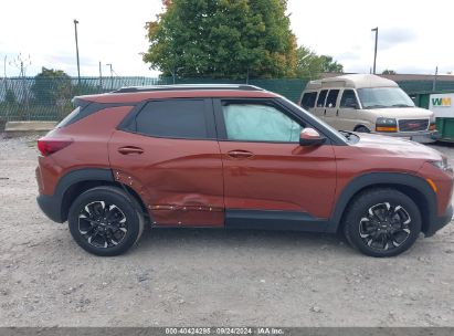 Lot #2992818201 2021 CHEVROLET TRAILBLAZER FWD LT