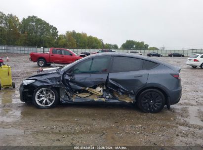 Lot #2996535079 2023 TESLA MODEL Y AWD/LONG RANGE DUAL MOTOR ALL-WHEEL DRIVE