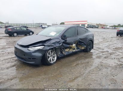 Lot #2996535079 2023 TESLA MODEL Y AWD/LONG RANGE DUAL MOTOR ALL-WHEEL DRIVE