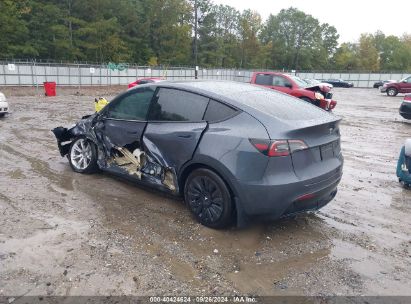 Lot #2996535079 2023 TESLA MODEL Y AWD/LONG RANGE DUAL MOTOR ALL-WHEEL DRIVE