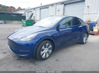 Lot #2997777822 2022 TESLA MODEL Y LONG RANGE DUAL MOTOR ALL-WHEEL DRIVE