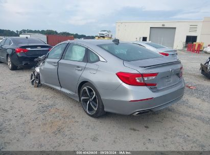 Lot #2992827594 2022 HONDA ACCORD SPORT