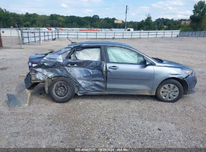 Lot #2992830709 2020 KIA RIO S