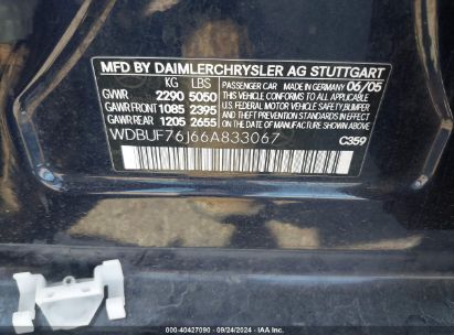 Lot #3035089632 2006 MERCEDES-BENZ E 55 AMG