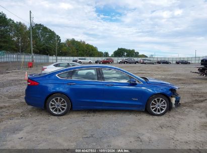 Lot #2996535069 2017 FORD FUSION ENERGI TITANIUM