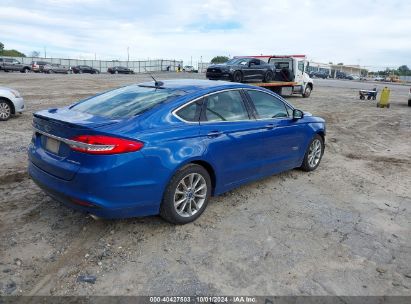 Lot #2996535069 2017 FORD FUSION ENERGI TITANIUM