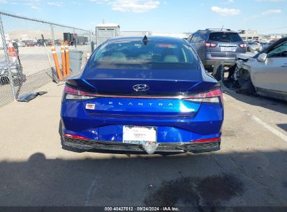 Lot #3035089629 2022 HYUNDAI ELANTRA HYBRID LIMITED