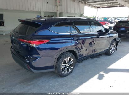 Lot #3021952559 2021 TOYOTA HIGHLANDER XLE