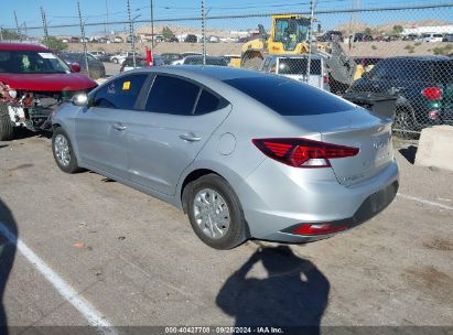 Lot #2992831821 2020 HYUNDAI ELANTRA SE