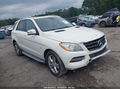 Lot #2992835238 2012 MERCEDES-BENZ ML 350 4MATIC