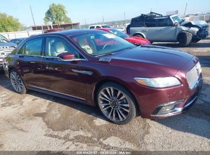 Lot #3056473388 2017 LINCOLN CONTINENTAL SELECT