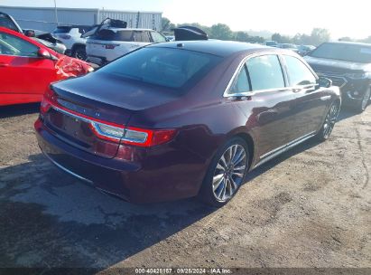 Lot #3056473388 2017 LINCOLN CONTINENTAL SELECT