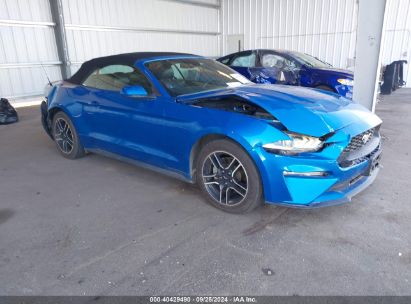 Lot #2992830705 2021 FORD MUSTANG ECOBOOST PREMIUM