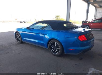 Lot #2992830705 2021 FORD MUSTANG ECOBOOST PREMIUM