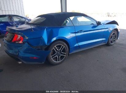 Lot #2992830705 2021 FORD MUSTANG ECOBOOST PREMIUM