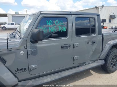 Lot #2992830697 2022 JEEP GLADIATOR TEXAS TRAIL 4X4