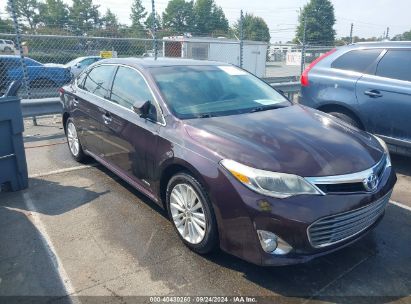 Lot #2992827552 2014 TOYOTA AVALON HYBRID XLE TOURING