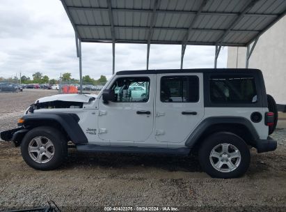 Lot #2992827042 2021 JEEP WRANGLER UNLIMITED SPORT S 4X4