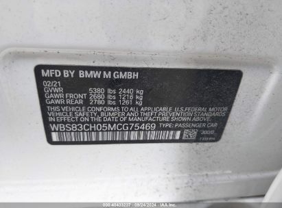 Lot #3037549750 2021 BMW M5