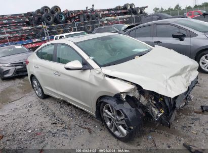 Lot #3007845270 2017 HYUNDAI ELANTRA LIMITED