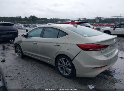 Lot #3007845270 2017 HYUNDAI ELANTRA LIMITED