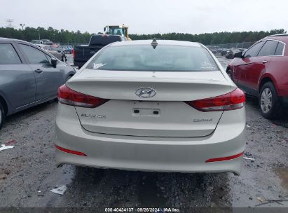 Lot #3007845270 2017 HYUNDAI ELANTRA LIMITED