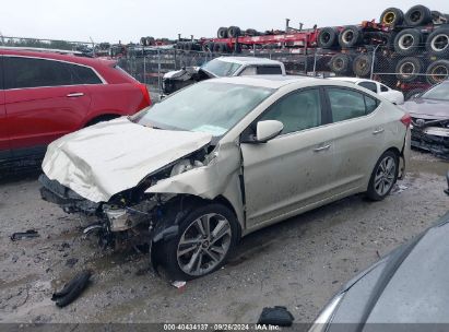 Lot #3007845270 2017 HYUNDAI ELANTRA LIMITED