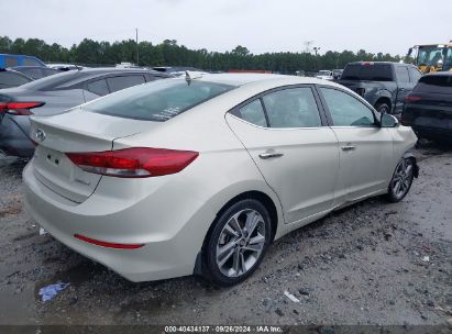 Lot #3007845270 2017 HYUNDAI ELANTRA LIMITED