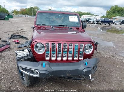 Lot #2997777736 2022 JEEP WRANGLER 4XE UNLIMITED SAHARA 4X4