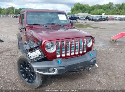 Lot #2997777736 2022 JEEP WRANGLER 4XE UNLIMITED SAHARA 4X4