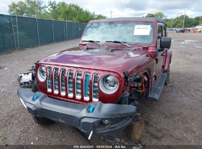 Lot #2997777736 2022 JEEP WRANGLER 4XE UNLIMITED SAHARA 4X4