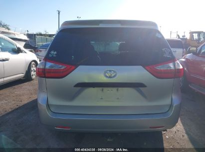 Lot #2997777734 2017 TOYOTA SIENNA L 7 PASSENGER