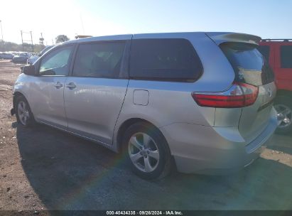 Lot #2997777734 2017 TOYOTA SIENNA L 7 PASSENGER