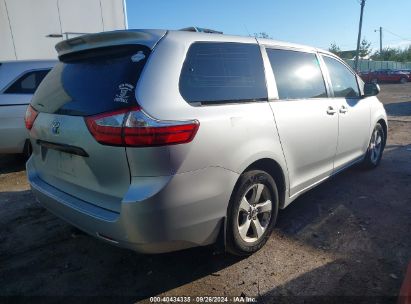 Lot #2997777734 2017 TOYOTA SIENNA L 7 PASSENGER