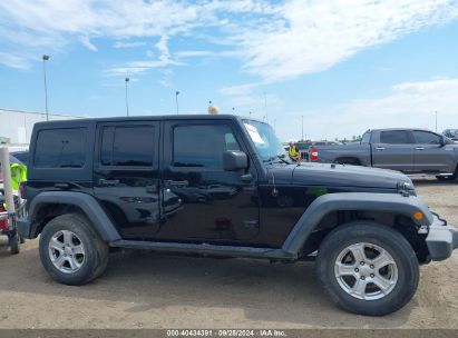 Lot #3050084823 2018 JEEP WRANGLER JK UNLIMITED SPORT S 4X4