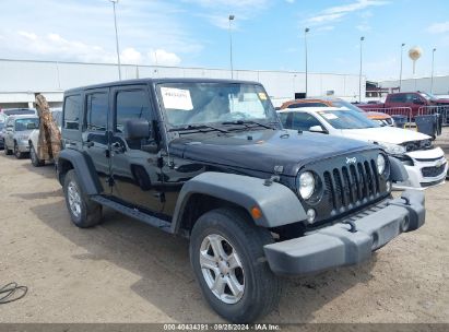 Lot #3050084823 2018 JEEP WRANGLER JK UNLIMITED SPORT S 4X4