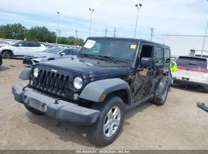 Lot #3050084823 2018 JEEP WRANGLER JK UNLIMITED SPORT S 4X4