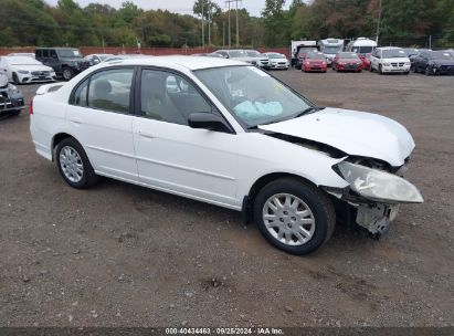 Lot #3035077608 2005 HONDA CIVIC LX